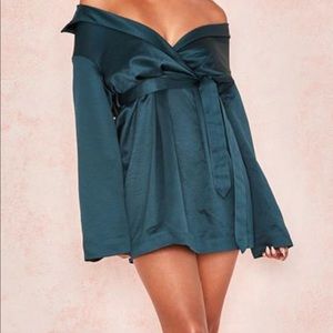 House of CB Mena Satin Dress